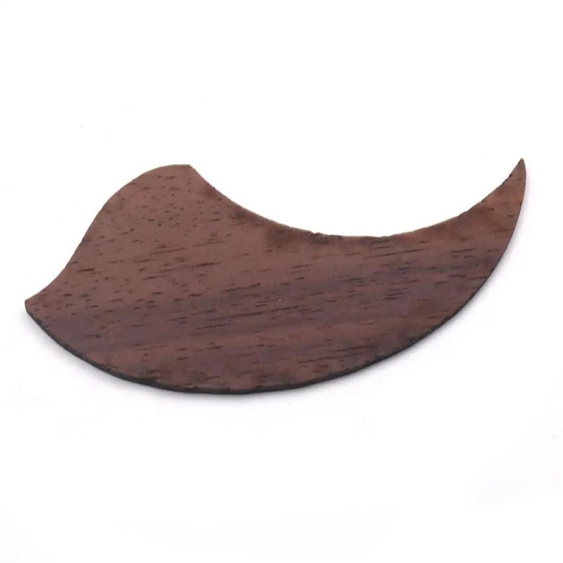 Description Picture 4 of item2Pcs Rosewood Shield Wooden Pick Guards Ukulele Pickguard Teardrop Musical Instrument Accessories