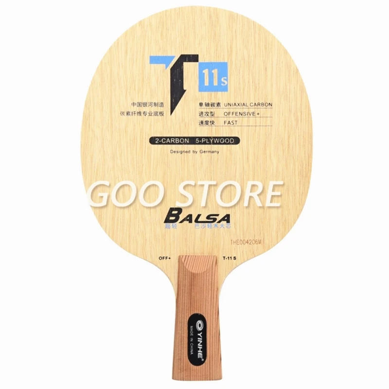 Description Picture 4 of itemYINHE T11 T-11+ T11+ Fast Break Loop Carbon Limba Balsa OFF Table Tennis Blade Ping Pong Racket