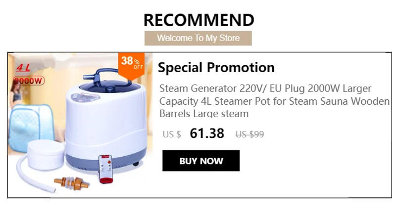 Description Picture 2 of itemSteam Generator Home Steamer 4L 2KW Pot For Accessories Larger Capacity Sauna Shower Cabin