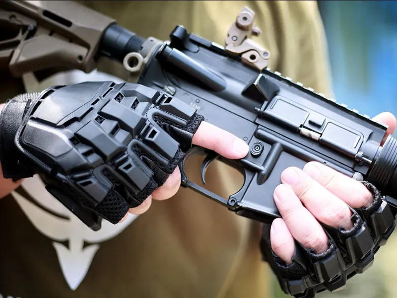 Description Picture 3 of itemAirsoft Gloves Tactical Shooting Gloves Combat Men Outdoor Hiking Riding Anti-Slip Half / Full Finger Gloves