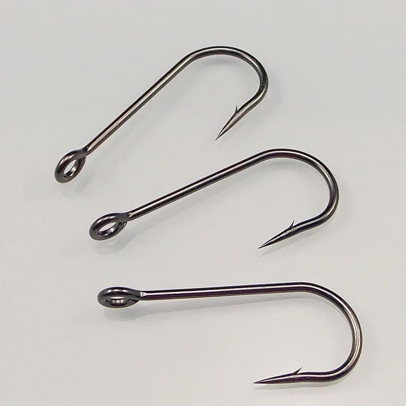 Description Picture 4 of itemKESFISHING  High Quality Fishing Carbon Steel Barb Hook For Soft Lure Shank barbed Nickel plating Worm hooks