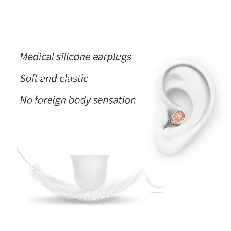 Description Picture 5 of itemCIC Invisible Hearing Aid Mini Hearing Device Ear Audifono Sound Adjustable Hearing Aids for The Elderly Sound Amplifier