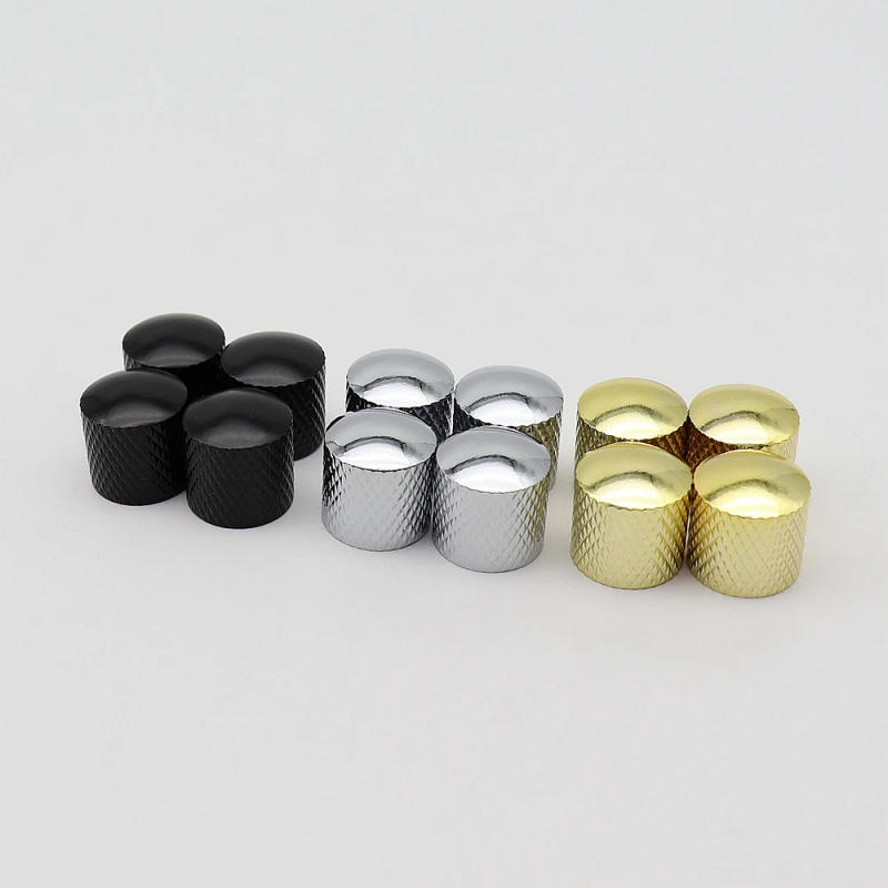 Description Picture 3 of item2pcs/4pcs 6mm Metal Dome Tone Guitar Volume Tone Knobs Potentiometer Control Knobs For Electric Guitar Bass