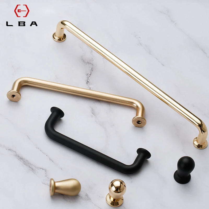 Description Picture 5 of itemZinc Alloy Black Rose Gold Cabinet Handles Drawer Knobs Kitchen Cupboard Door Pulls Fashion Furniture Hardware Door Handle
