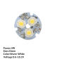 3W 23mm Warm White