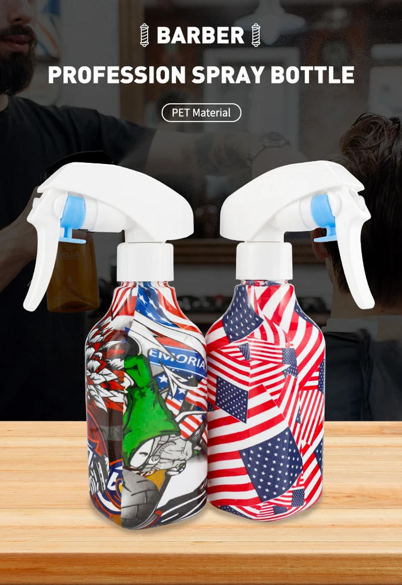 Description Picture 2 of item500ML Trigger Plastic Spray Bottle For Water Barber Haircut Accessories 0.3MM Fine Mist Spray Applicator Bottles With Lock