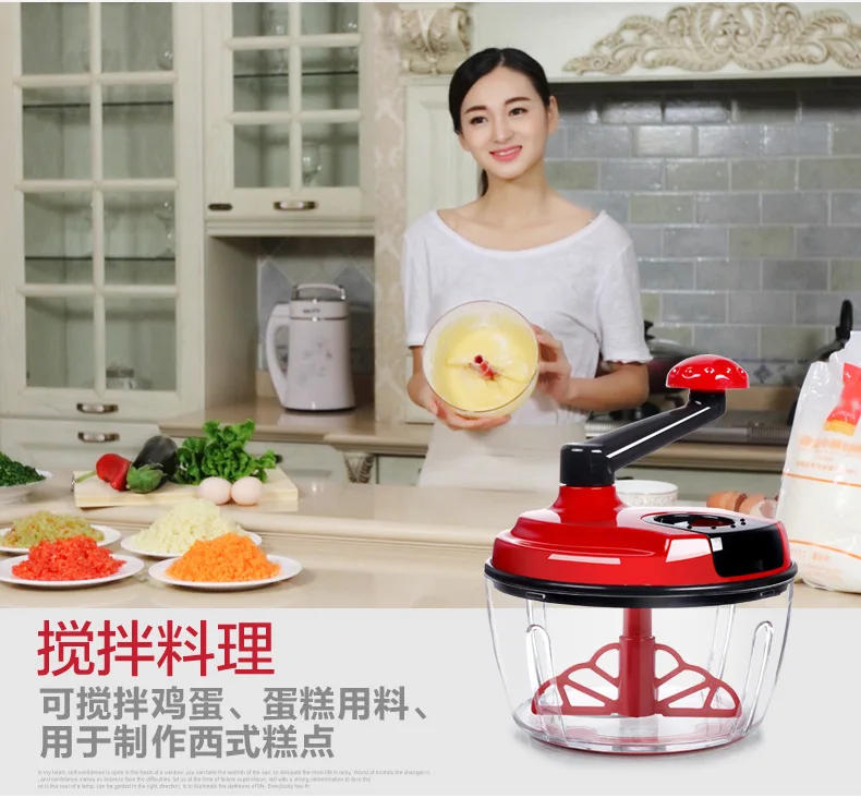 Description Picture 6 of itemManual Meat Grinder Multi-function Vegetable Cutter Garlic Shredder Meat Grinder Household Meat Mincer Vegetable Chopper