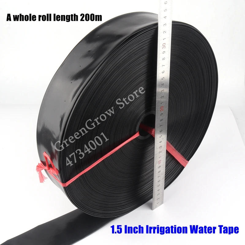 Description Picture 2 of item10~100m 1.5" Φ40mm Agriculture Irrigation Watering Tape Garden Farm Water Saving Irrigation Lawn Spray Water Hose 0~7 Holes