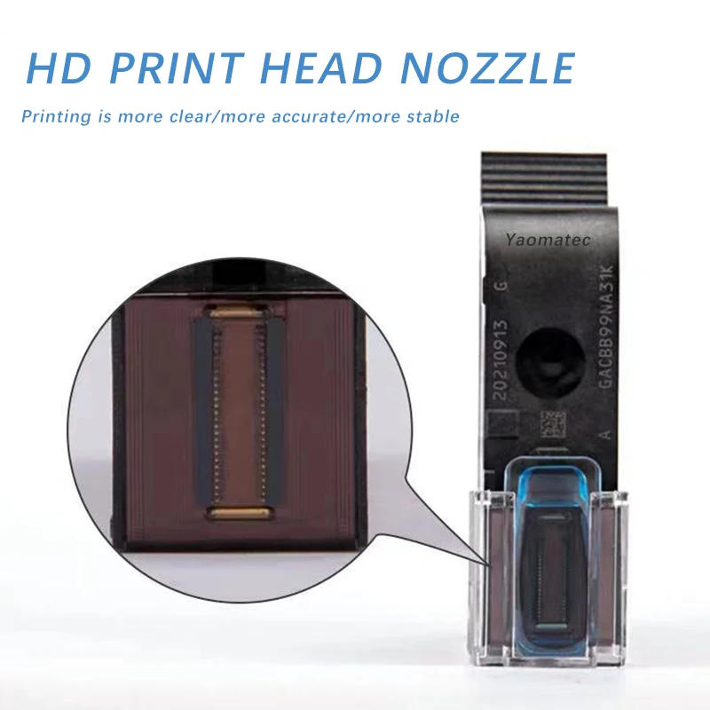 Description Picture 5 of itemYAOMATEC-A12  A12 high adhesion compatible Quick fast dry Eco solvent 12.7mm handheld online inkjet printer ink cartridge