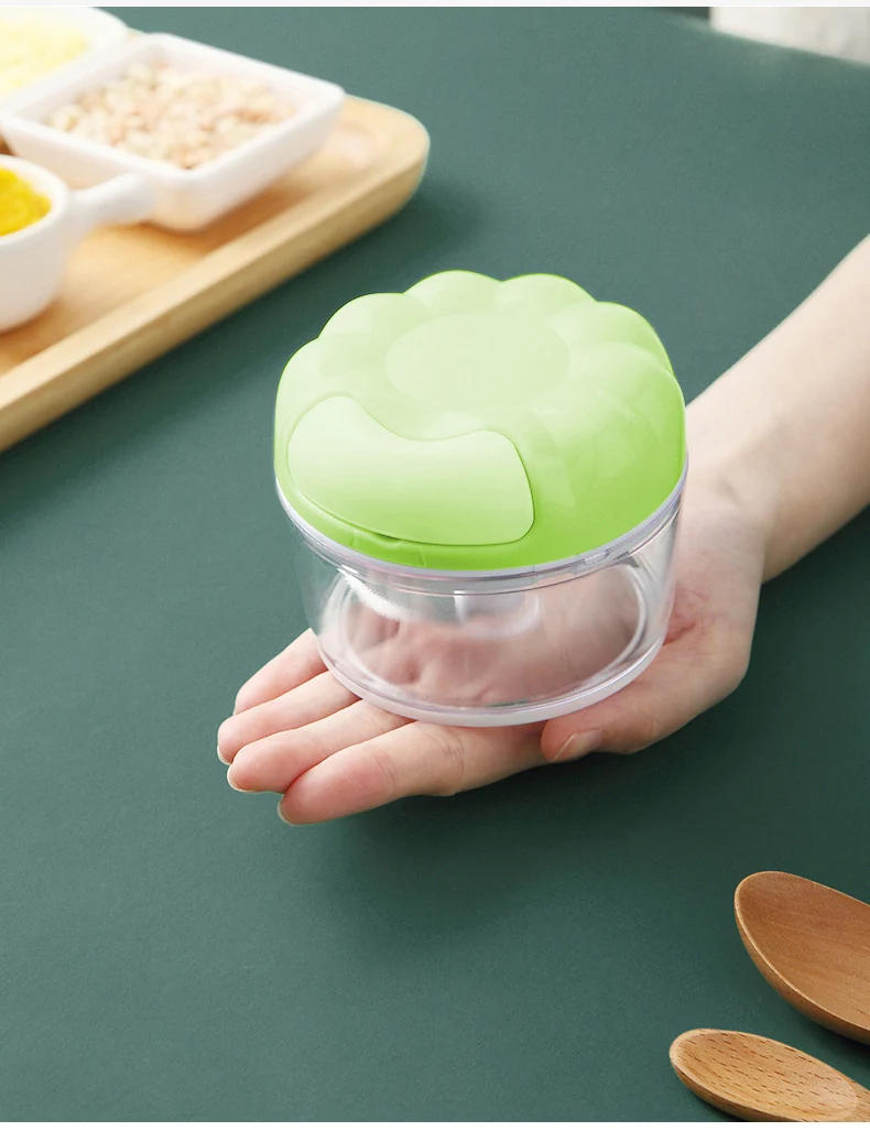 Description Picture 3 of itemMini Food Mixers Multi-function Garlic Grinding Chopper Food Vegetables Cutter Meat Grinders Home Kitchen Manual Garlic Press