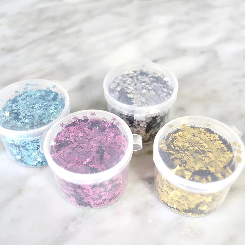 Description Picture 5 of item3mm Mini Star Glittering Confetti Sequins Wedding Parties Decoration Table Paillettes for Nail Sewing DIY Crafts Balloon Filled