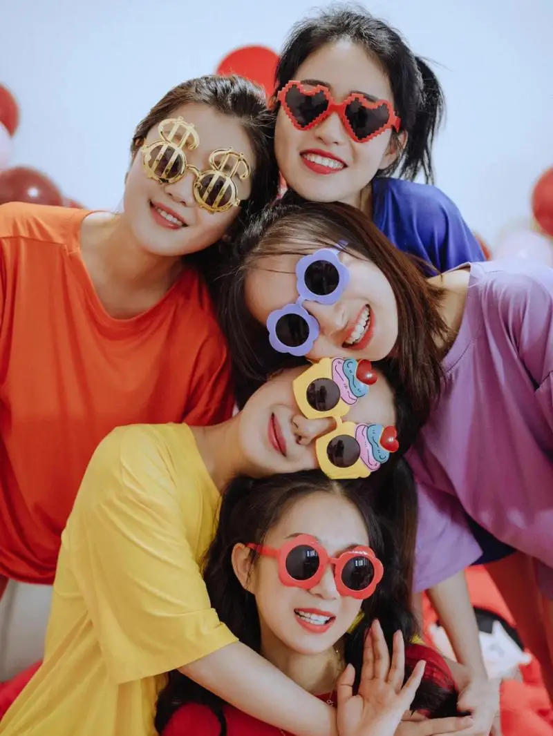 Description Picture 5 of itemPhotography Props Glasses Happy Birthday Bachelorette Party Birthday Party Decoration Photobooth Birthday Adult Children Glasses