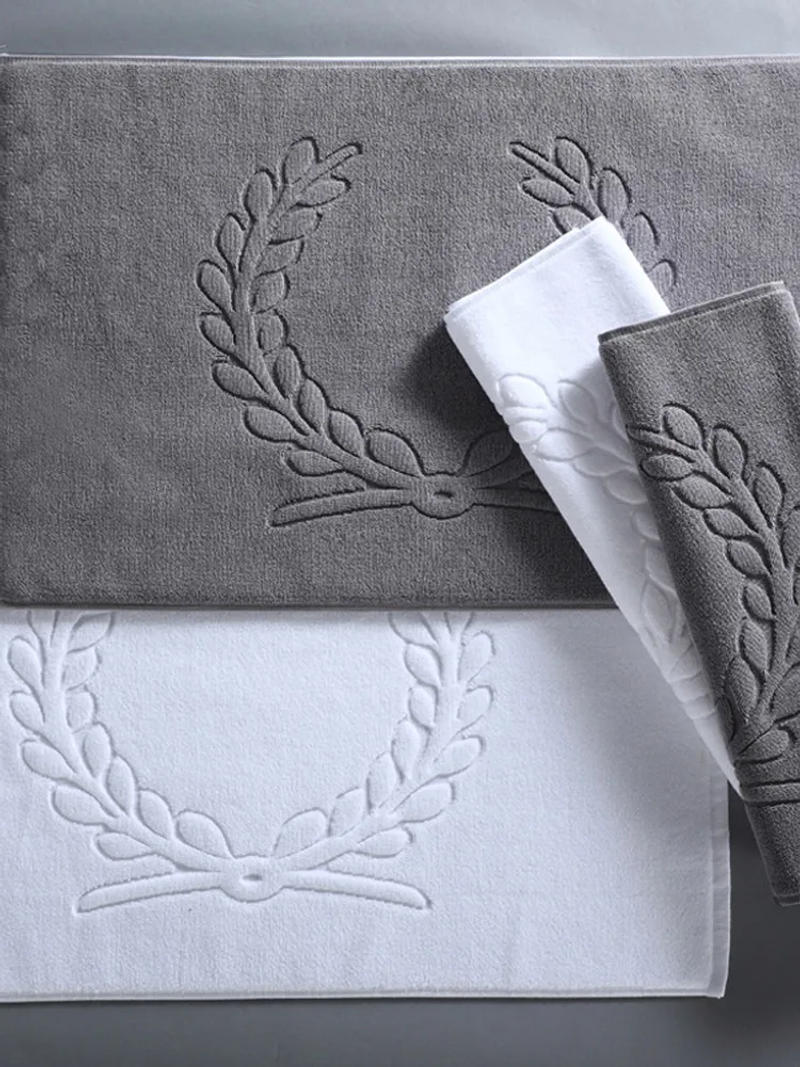 Description Picture 2 of itemWater Absorbent Non-slip Floor Towel, 100% Cotton, Home Hotel Bath Mat, Bathtub Foot Pad, Bathroom Toilet Rug, Luxury, 45x75cm