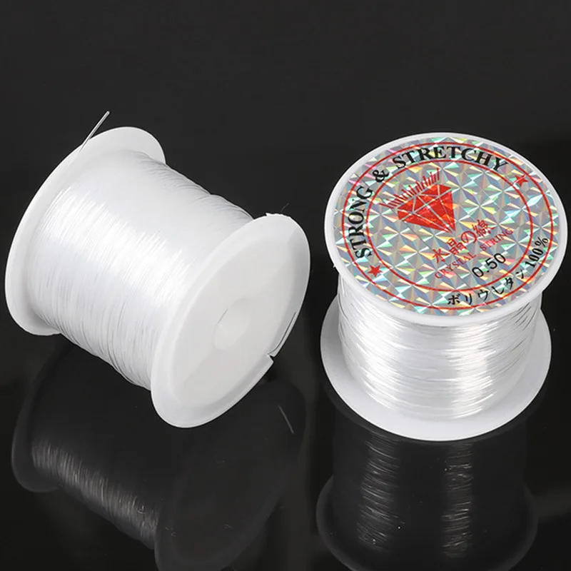 Description Picture 6 of item0.25/0.3/0.4/0.5/0.6/0.7mm Clear Nylon Strong No Stretch Cord Jewellery Thread Beading Un-Elastic Line Fishing Wire Handmade