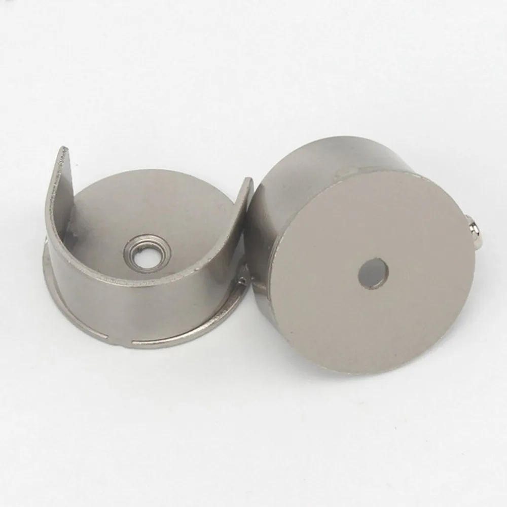 Description Picture 6 of item2PCS 28mm Curtain Rod Bracket Holder Recessed Wndow Curtain Pole Bracket Window Treatment Hardware Metal Wardrobe Rod Holders