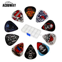 Acouway 10 Pieces ABS Electric Guitar Picks Acoustic Music Pick Mediator Thickness 0.46 /0.71/0.96MM