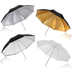 4 Units 80cm 33" Photography Photo Pro Studio Soft Translucent White Diffuser Umbrella for Studio Lamp Flash Lighting
