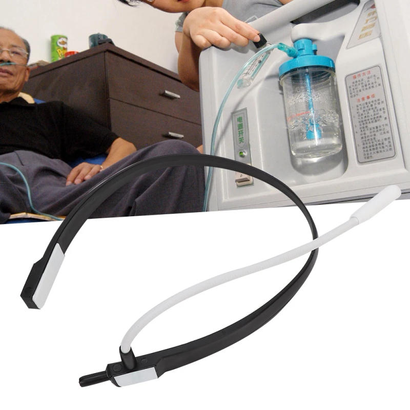 Description Picture 3 of item1Pc Plastic Household Oxygen Inhaler Ergonomic Comfortable Rotatable Connecting Head Hygienic Oxygen Generator Machine Accessory