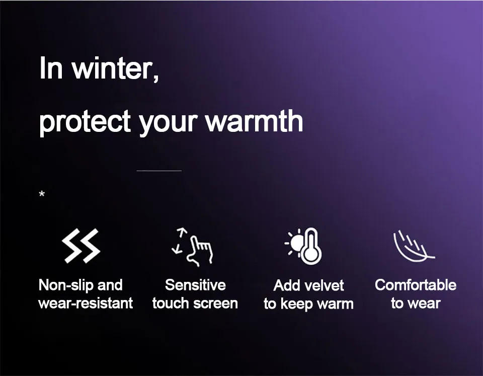 Description Picture 5 of item1Pair Outdoor Winter Fishing Gloves Exposed Two-finger Touch Screen Non-slip Waterproof Wrist Elastic Warm Fishing Gloves