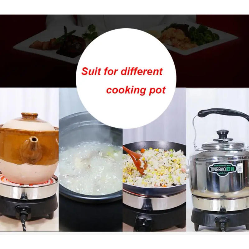 Description Picture 5 of item220V Kitchen Lab mini Electric stove electric household furnace thermostat hot milk cooker travel Hot Plate Hot Cook Heater