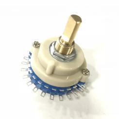 Kxm-5 high current sealed band switch 24 gear rotary switch 360 ° rotating shaft length 20mm