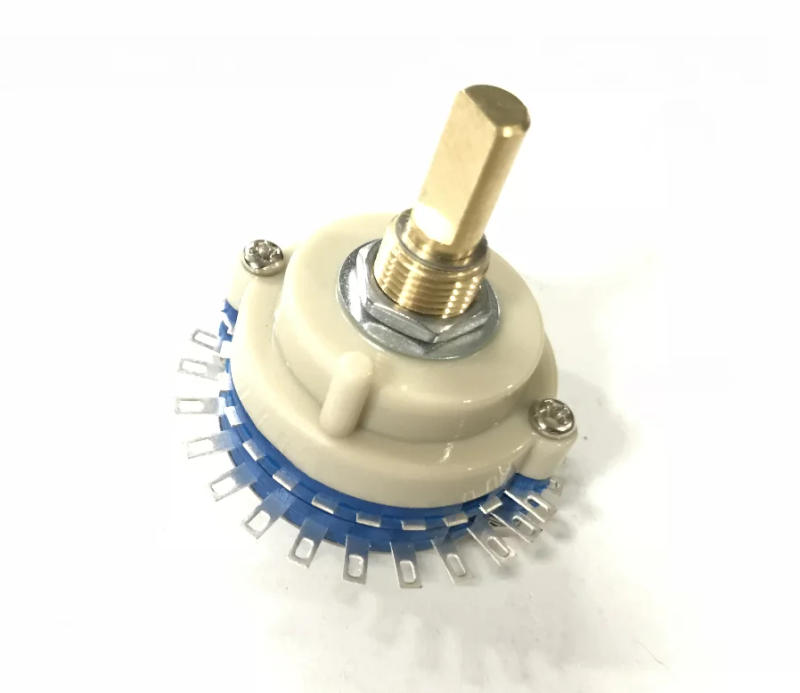 Description Picture 2 of itemKxm-5 high current sealed band switch 24 gear rotary switch 360 ° rotating shaft length 20mm