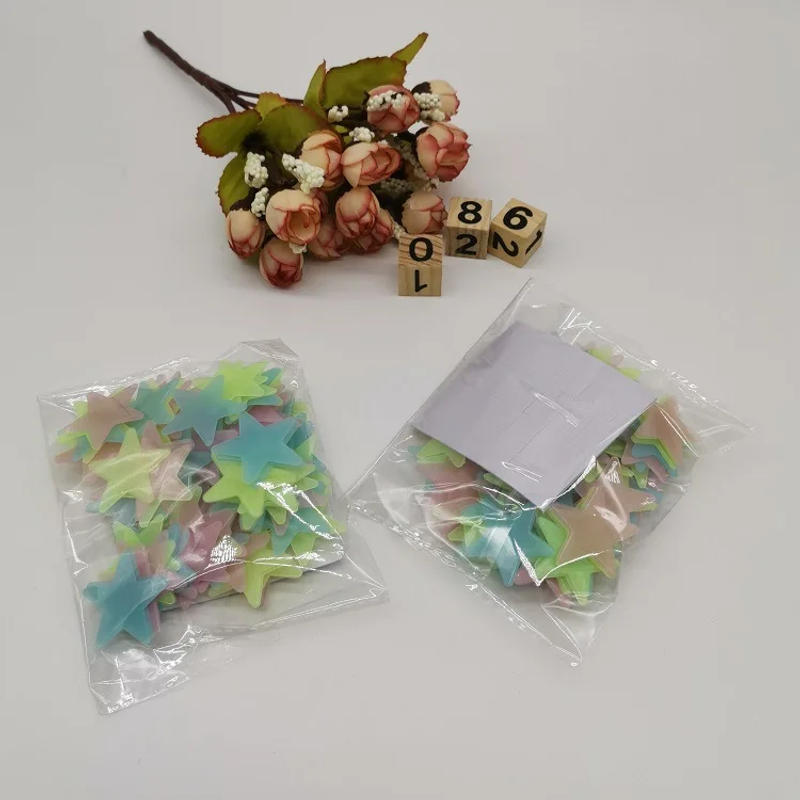 Description Picture 5 of item100pcs 3D Stars Glow In The Dark Wall Stickers Luminous Fluorescent Wall Stickers For Kids Baby Room Bedroom Ceiling Home Decor