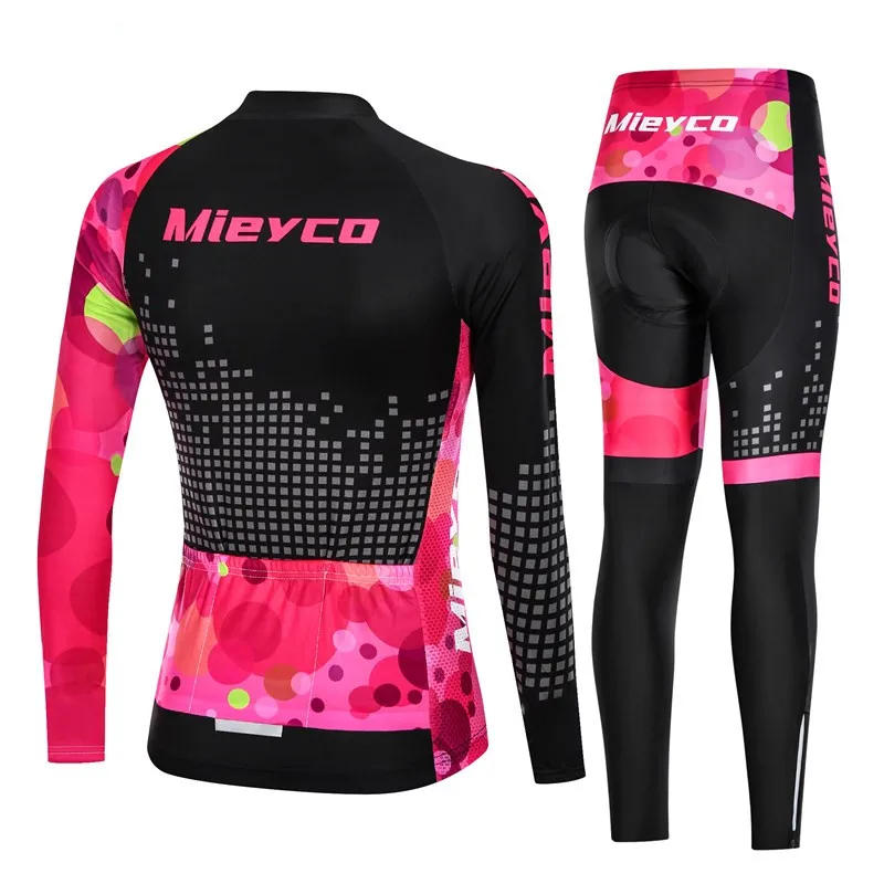 Description Picture 4 of item2024 New Long Sleeved Bicycle Clothing Suit Bicycle Mountain Bike Clothing Cycling Jersey Set Maillots Roupa Ciclismo Feminina