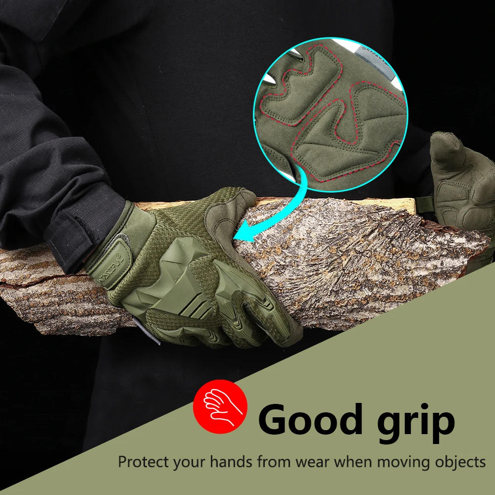 Description Picture 5 of itemTactical Gloves Camo Touch Screen Cycling Glove Sports Climbing Paintball Shooting Hunting Riding Ski Full Finger Mittens Men
