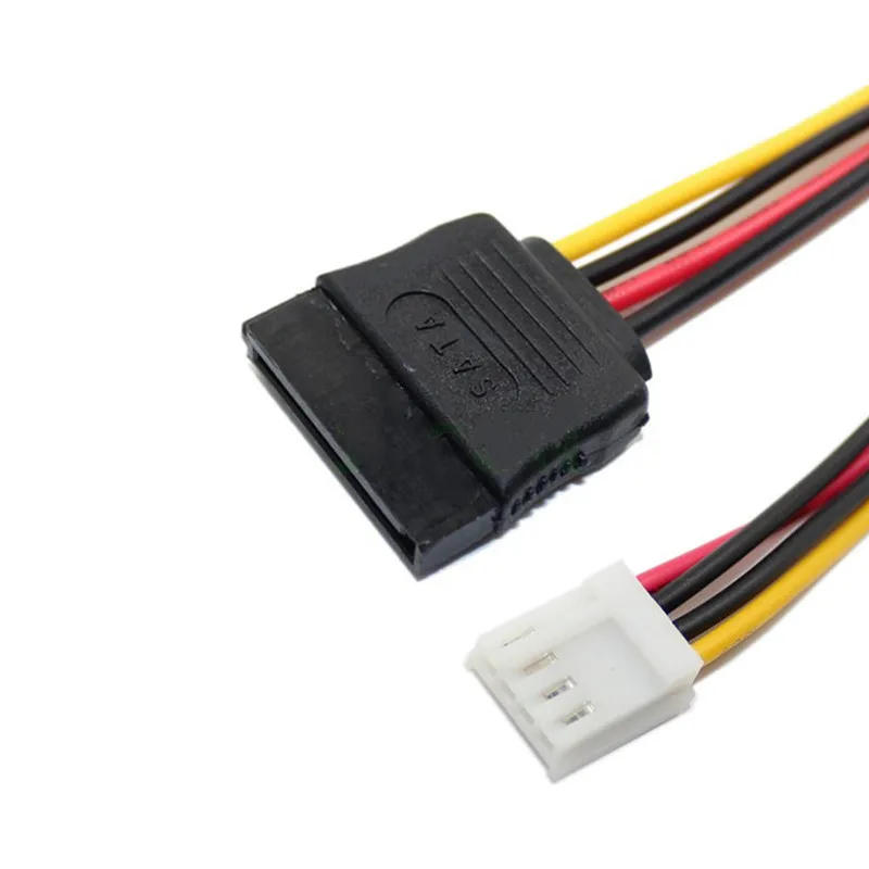 Description Picture 4 of itemITX Power Cord SATA 15P Female To Small 4PIN Female 2.54mm Pitch To SATA Power Supply Line 18AWG 20cm
