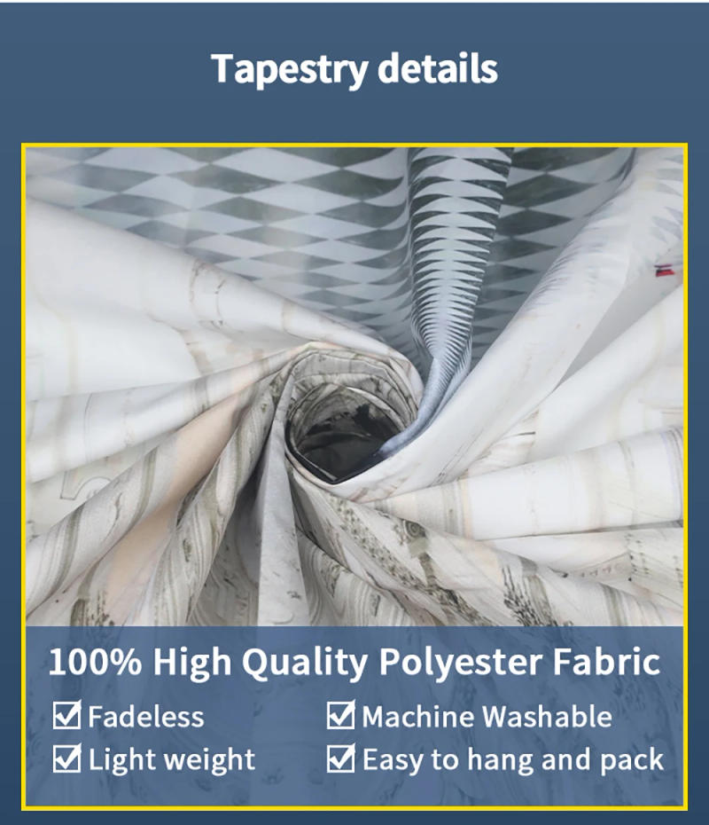 Description Picture 2 of itemWall Covering Bibble Meme Says Funny Pattern Tapestry Fabric Cartoon Fantasy Blanket Bedroom Decor Background Cloth Carpet Mats