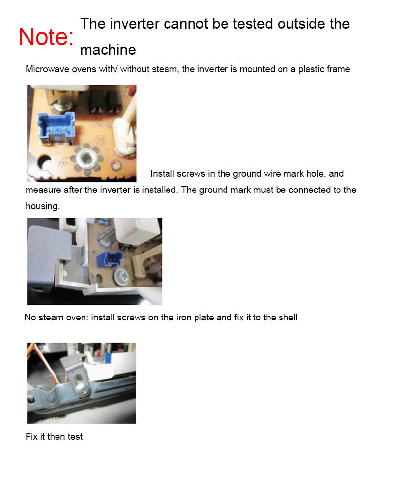 Description Picture 4 of itemFor Panasonic Microwave Oven Circuit Board Inverter Board NN-K5740MF NN-K5741JF NN-K5840SF NN-K5841 JFF609A4V0 NN-S563JF Parts