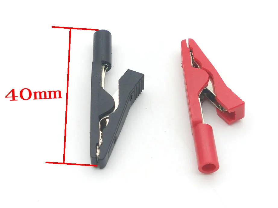 Description Picture 5 of item100pcs brass Alligator clip FOR 2mm BANANA PLUG test probe connector adapter