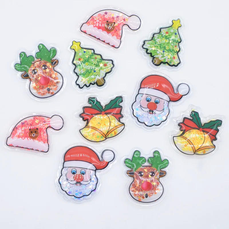 Description Picture 3 of item10Pcs Christams Party Biscuit Simulation Dessert Planar Resin Accessories Home Decor Crafts Jewelry Making Embellishments