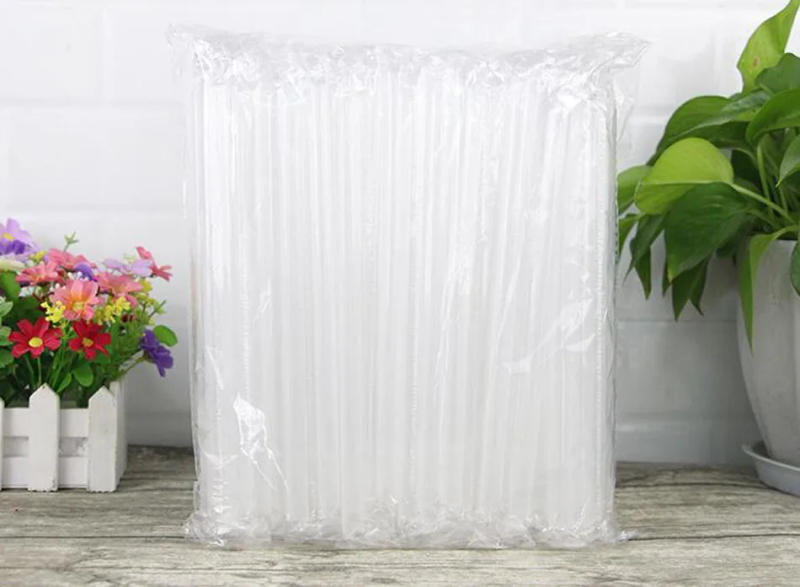 Description Picture 5 of item100pcs Clear Individually Wrapped Drinking Disposable PP Straws Tea Drinks Straws Smoothies Celebration Event Party Supplies