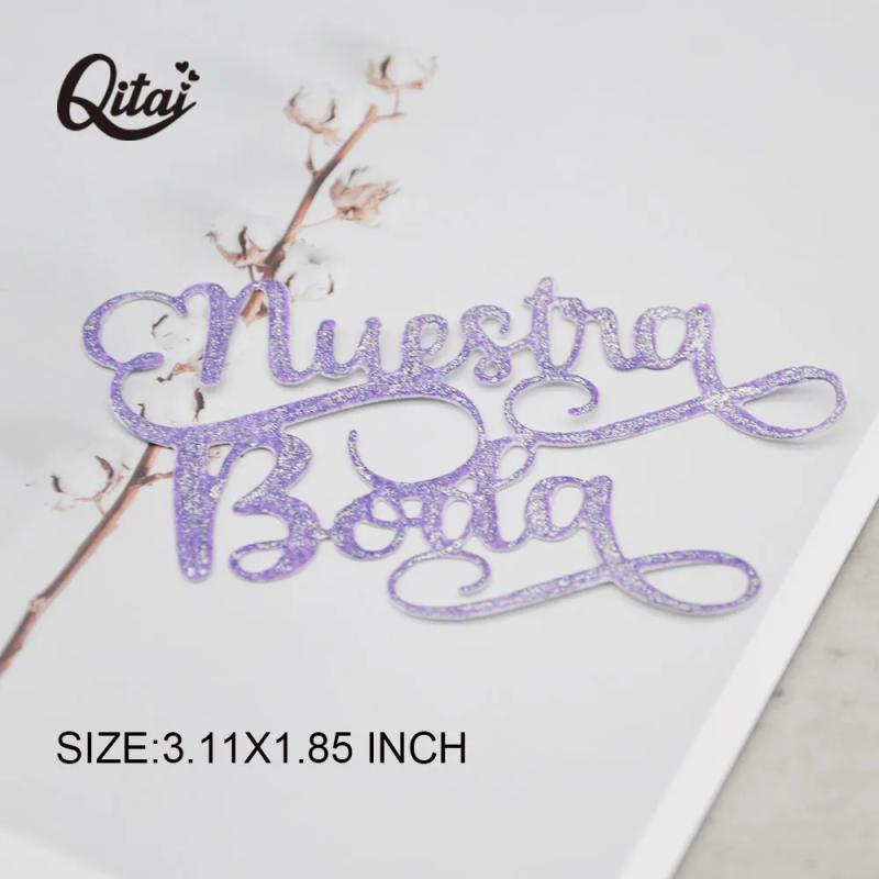 Description Picture 5 of itemSpanish Word QITAI 6Pcs/Set Metal Cutting Dies DIY Scrapbooking Photo Paper Card Crafts Stencils Die Cutters By Handmade MD419