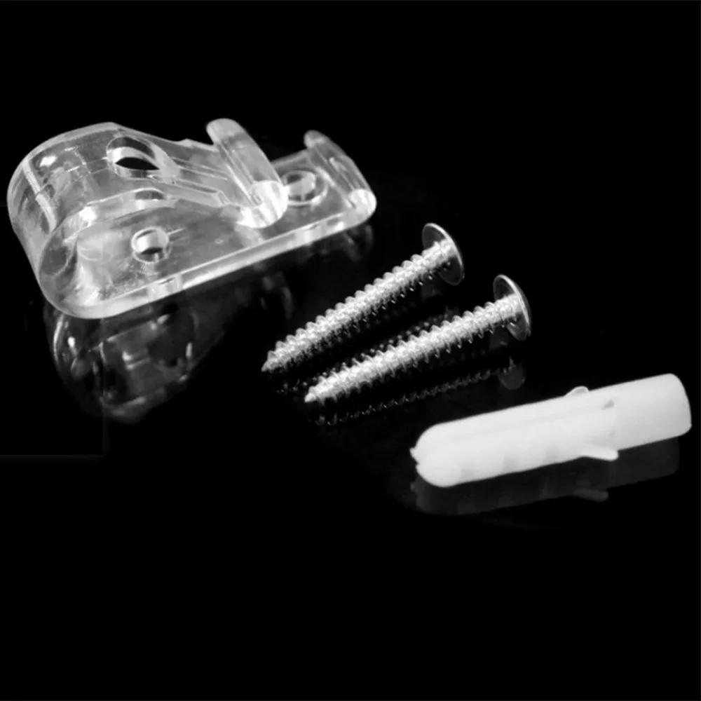 Description Picture 2 of item4Pcs Roller Shade Safety Chain and Cord Guide Fixation Hooks for Zebra Vertical Roman Roller Blind Bead Chain Holder