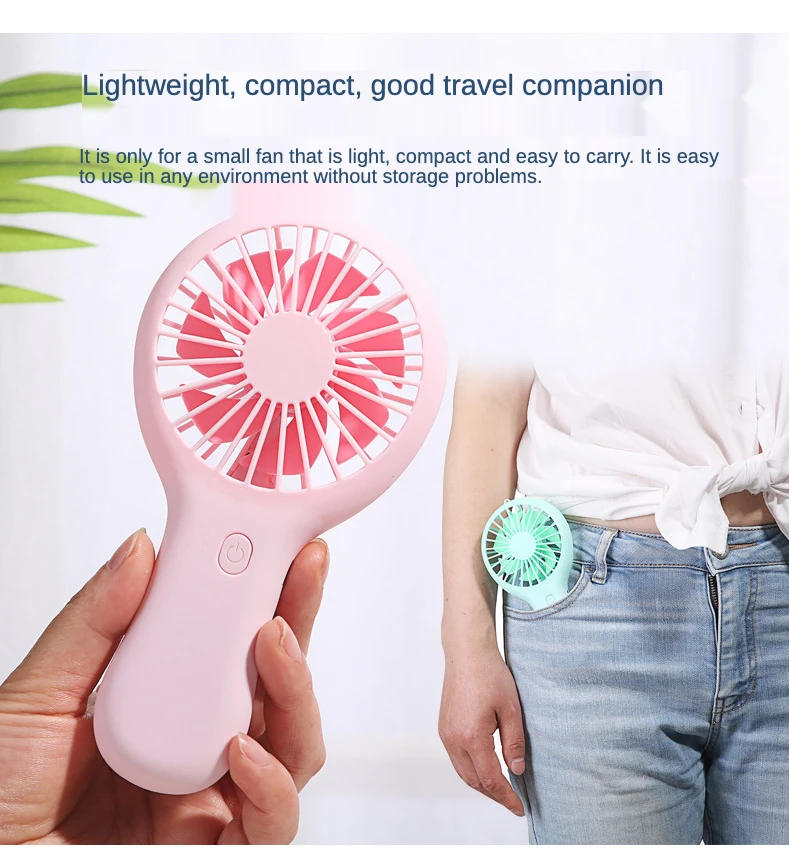 Description Picture 4 of itemHandheld Usb Mini Fan Portable USB Charging Fan Creative Rechargeable Small Fan Catapult Pocket Hand-held Fan Offer Custom Logo