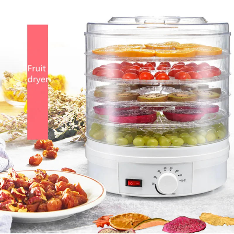 Description Picture 6 of itemFruit Dryer Vegetables Herb Meat Drying Machine Household Food Dehydrator Pet Meat Dehydrated Snacks Air Dryer With 5 Trays 220V