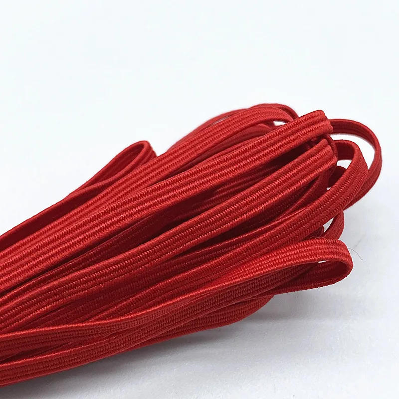 Description Picture 6 of itemNew 5yards 3mm Colorful High-elastic Round Elastic Bands Rope Rubber Band Line Spandex Ribbon Sewing Lace Band Garment Accessory