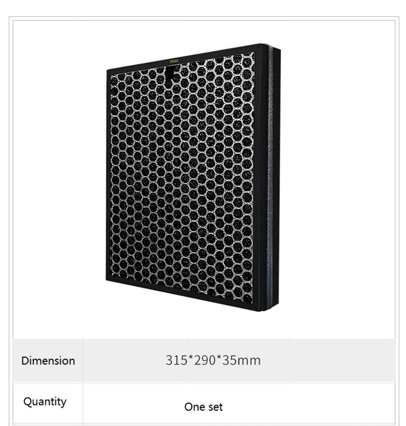 Description Picture 3 of itemActivated Carbon Filter Air Humidifier Filter for Philips AC4080 AC4081 AC4006 P007 Air Purifier Parts Ac4158 Ac4125 AC4155