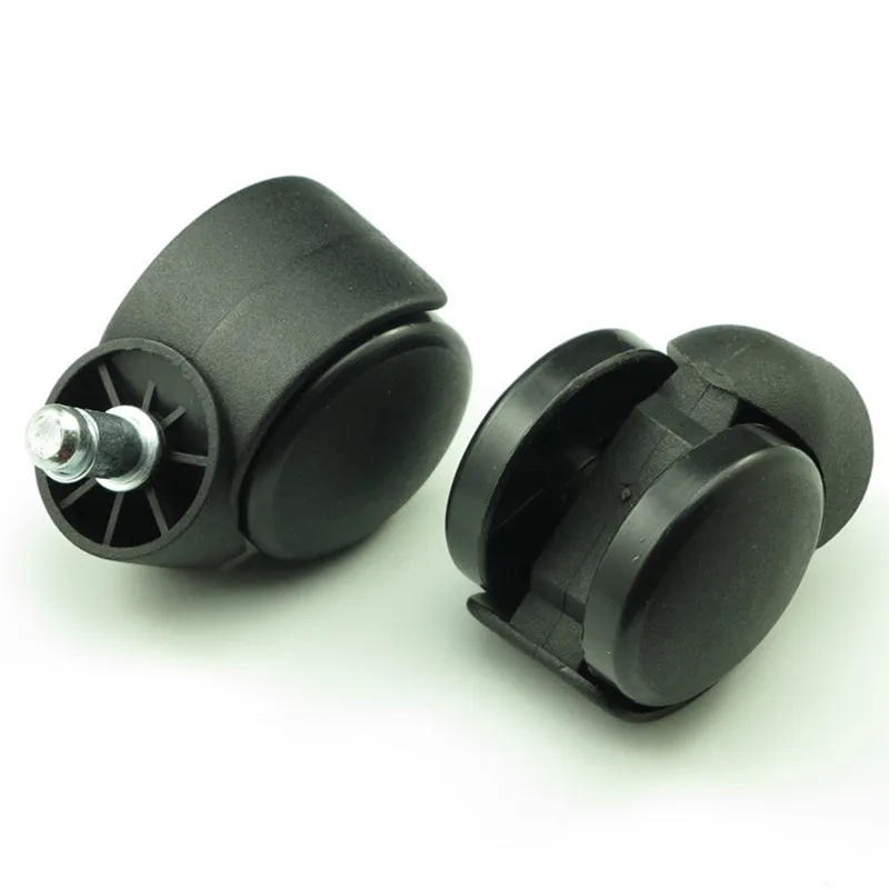 Description Picture 4 of itemBlack Plastic  Replacement Swivel Casters 50mm Office Revolving Chair Sofa Wheels Rolling Roller Caster Furniture Hardware Parts