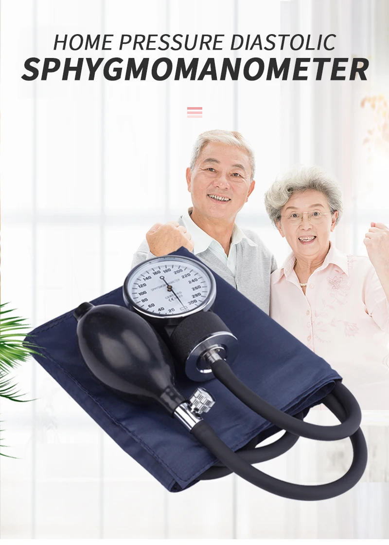Description Picture 3 of itemManual Blood Pressure Monitor Diastolic Sphygmomanometer Double-sided Medical Doctor Stethoscope Sphygmomanometer Cuff Home