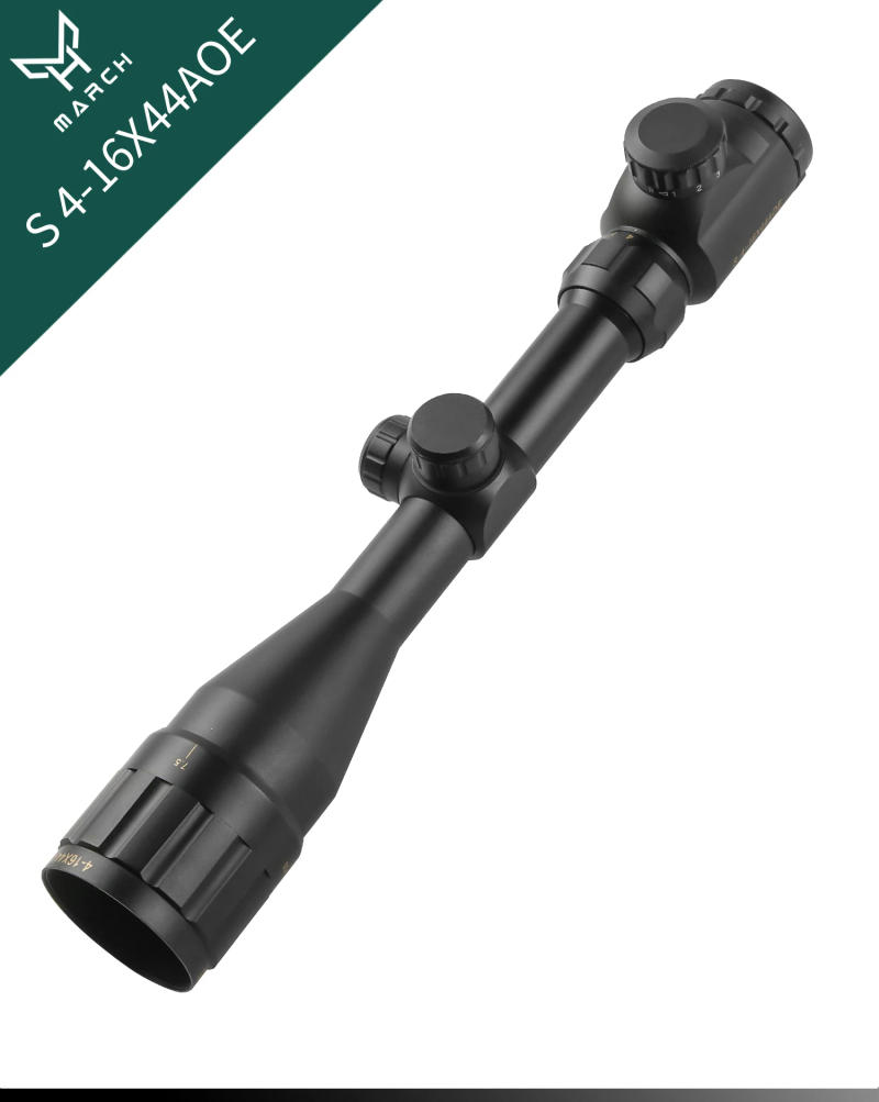 Description Picture 2 of itemMARCH S4-16X44AOE Tactical Riflescopes Spotting Rifle Scope for Hunting Optical Collimator Air Gun Sight  Red Green Illumination