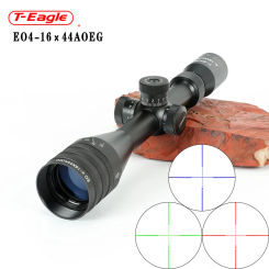 Tactical TEAGLE EO 4-16x44 AOEG Long Range Rifles Scope Air Rifle Optics Red Dot Illuminated Riflescope For PCP Shooting Hunting