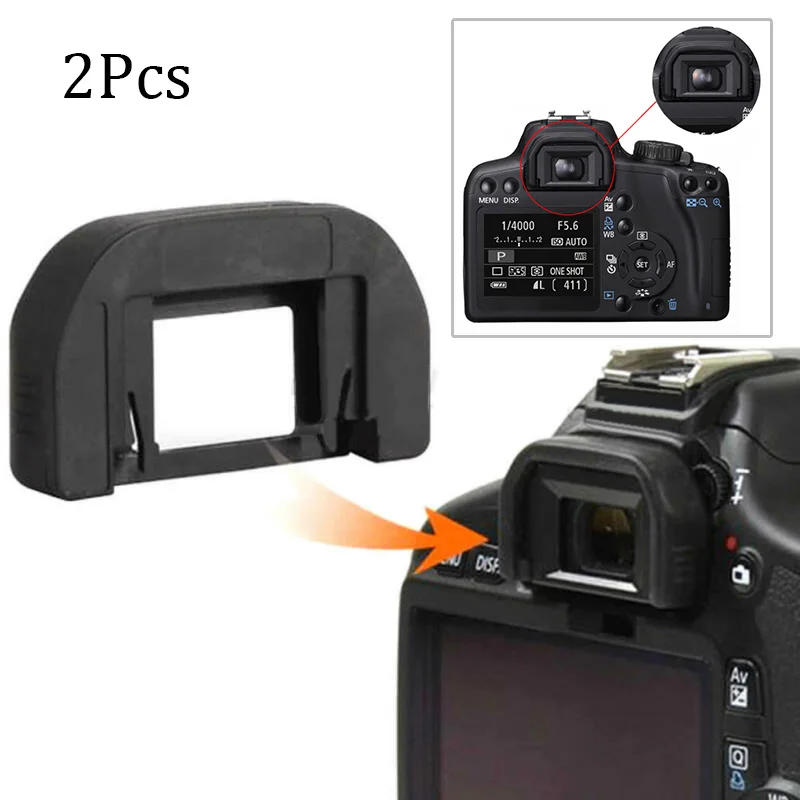 Description Picture 3 of item2pcs Viewfinder Eyepiece Eyecup Protective Cover For Canon 600D 550D 500D 450D 400D 350D 300D 1100D 1000D