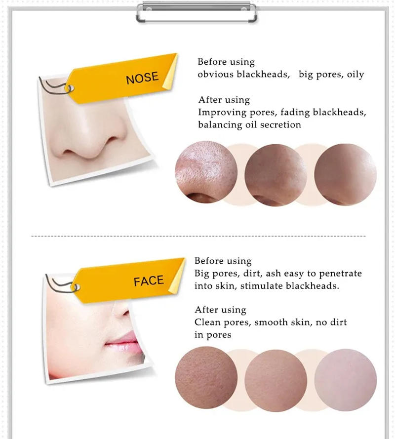 Description Picture 3 of itemBioaqua 60ml Deep Cleansing Purifying Peel Off Mud Blackhead Face Mask Black Skin Care  Face Peeling