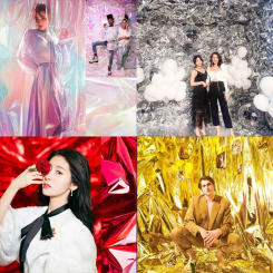 Photography Backdrop Background Photo Studio Backdrops for Photographers Accessories Instagram Background Colorful PVC Refract