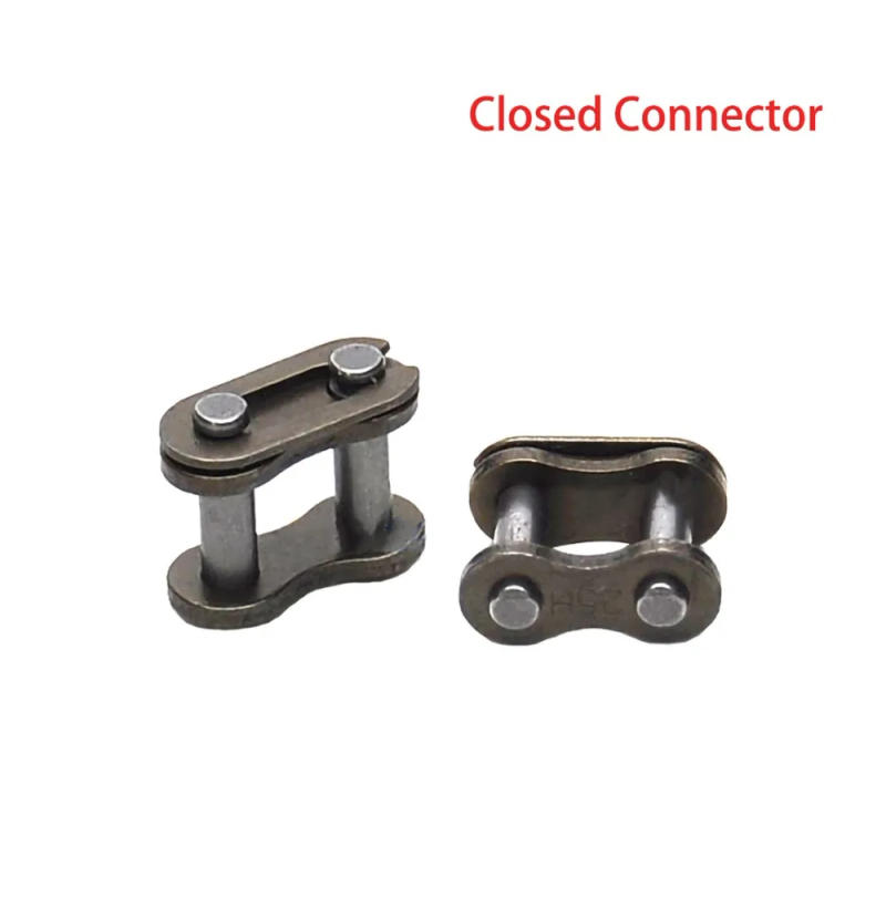 Description Picture 6 of item04c-1 Half /Full Buckle Roller Chain Connector Carbon Steel Chain Pitch 6.35mm Industrial Chain Join Buckle