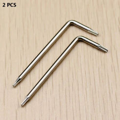 (2pcs) mini T6 T8 T10 T15 Screwdriver 2-way L Shape Torx Screwdriver Spanner Screw Driver Torx Screwdrivers Wrench Hand Tool